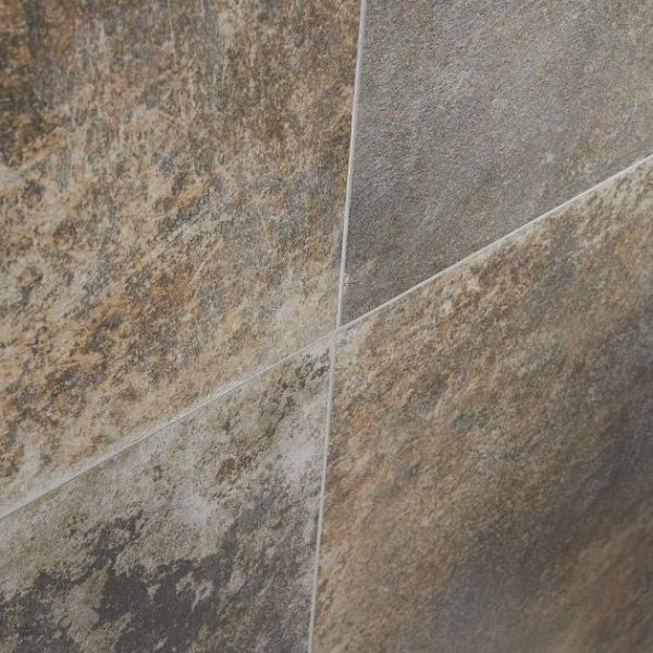 Large Wall | 1 sq. ft. Genora Bronce 18×36 Matte Porcelain Tile Bathroom Bathroom