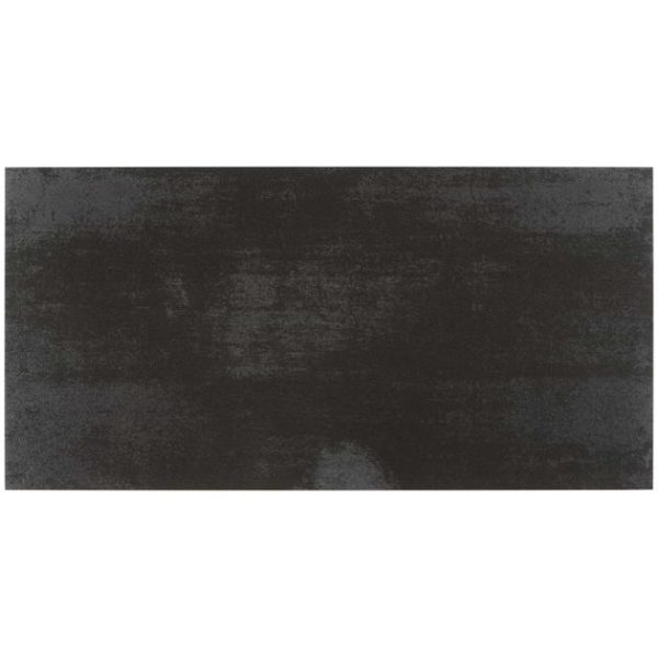 Large Wall | 1 sq. ft. Hewlett Black Iron 12×24 Matte Porcelain Tile Black Iron Bathroom Bathroom