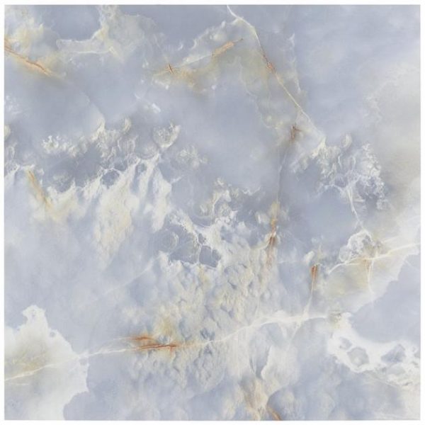 Large Wall | 1 sq. ft. Lumina Onyx Caspian Blue 24×24 Polished Porcelain Tile Onyx Caspian Bathroom Bathroom