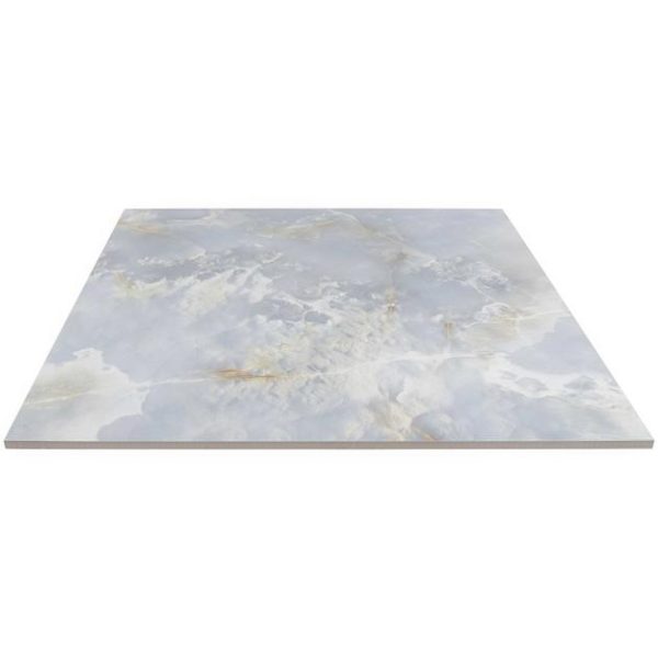 Large Wall | 1 sq. ft. Lumina Onyx Caspian Blue 24×24 Polished Porcelain Tile Onyx Caspian Bathroom Bathroom