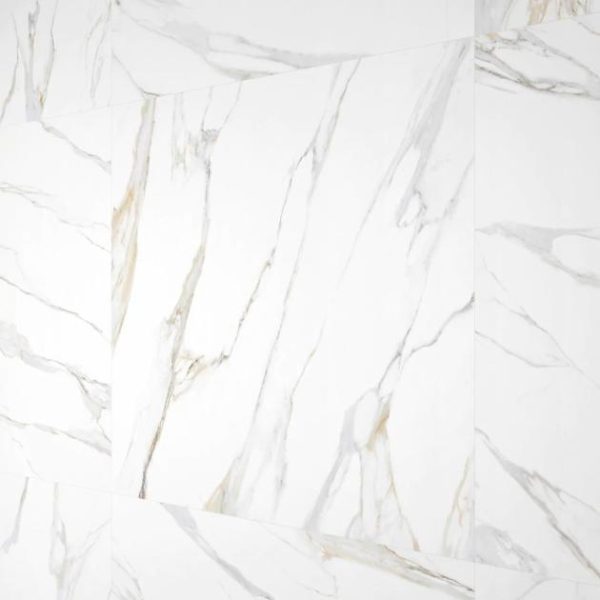 Large Wall | 1 sq. ft. Minera Aurora Gold 48×48 Marble Look Polished Porcelain Tile Aurora Gold Bathroom Aurora Gold