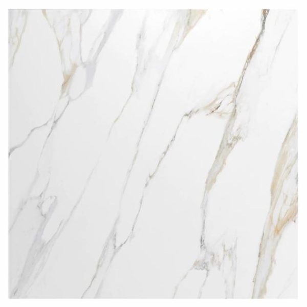 Large Wall | 1 sq. ft. Minera Aurora Gold 48×48 Marble Look Polished Porcelain Tile Aurora Gold Bathroom Aurora Gold