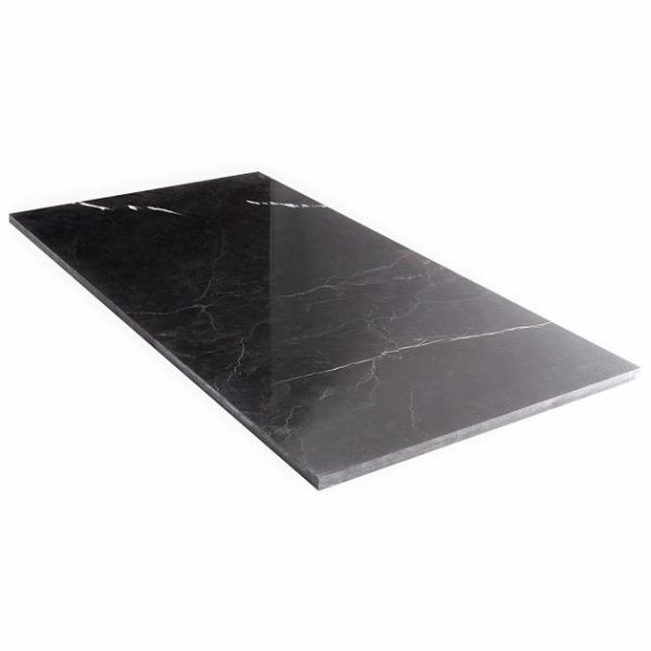 Large Wall | 1 sq. ft. Nero Marquina 12×24 Polished Marble Tile 12X24 Bathroom 12X24