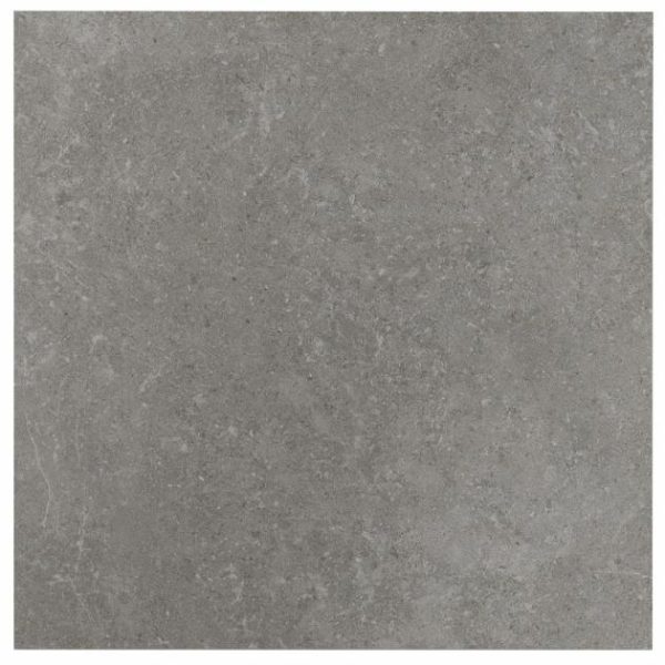 Large Wall | 1 sq. ft. New Rock Fossil Dark Gray 24×24 Limestone Look Matte Porcelain Tile Dark Gray Bathroom Bathroom