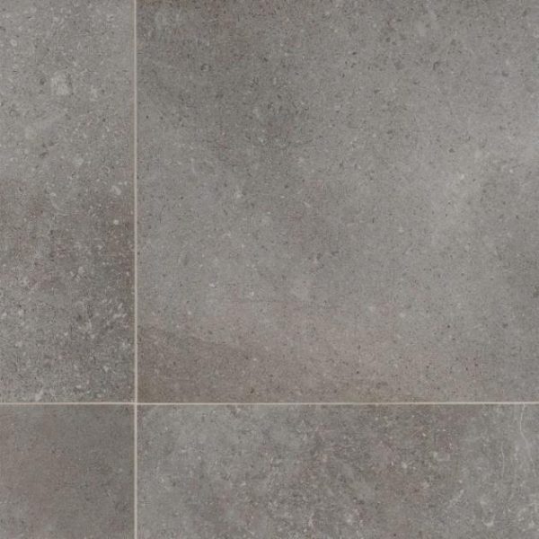 Large Wall | 1 sq. ft. New Rock Fossil Dark Gray 24×24 Limestone Look Matte Porcelain Tile Dark Gray Bathroom Bathroom