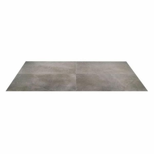 Large Wall | 1 sq. ft. New Rock Fossil Dark Gray 24×48 Limestone Look Matte Porcelain Tile Dark Gray Bathroom Bathroom