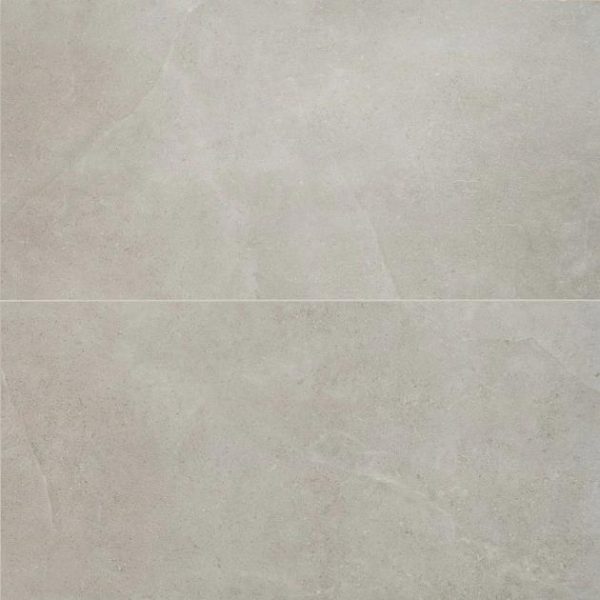 Large Wall | 1 sq. ft. New Rock Fumo Light Gray 24×48 Limestone Look Matte Porcelain Tile Light Gray Bathroom Bathroom