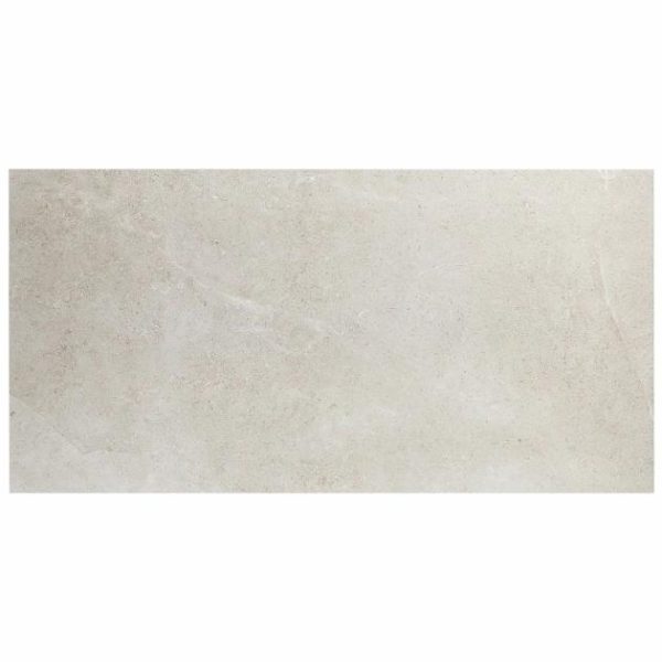 Large Wall | 1 sq. ft. New Rock Fumo Light Gray 24×48 Limestone Look Matte Porcelain Tile Light Gray Bathroom Bathroom