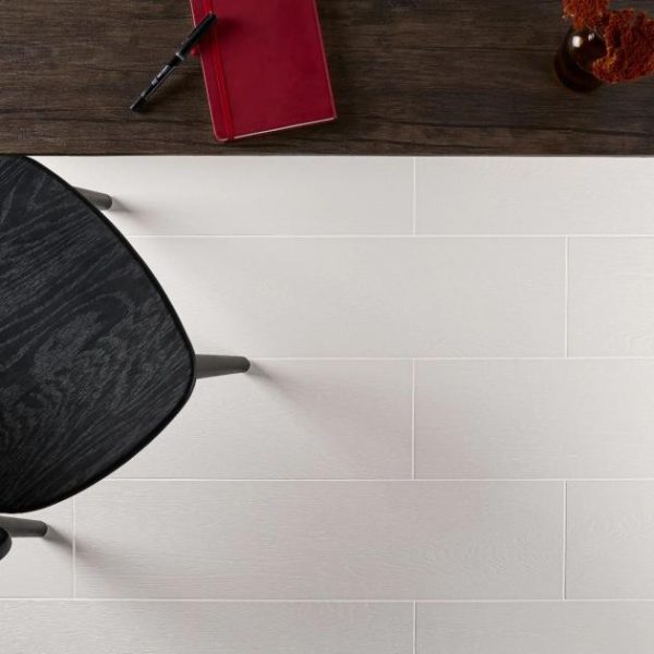 Large Wall | 1 sq. ft. Skoven Blanco 8×36 White Matte Porcelain Wood Look Tile Blanco Bathroom Bathroom