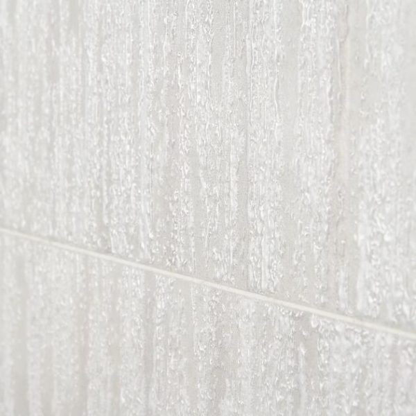 Large Wall | 1 sq. ft. Twilight Deco Pearl 12×48 Metal Look Matte Porcelain Wall Tile Pearl Matte Deco Bathroom Bathroom