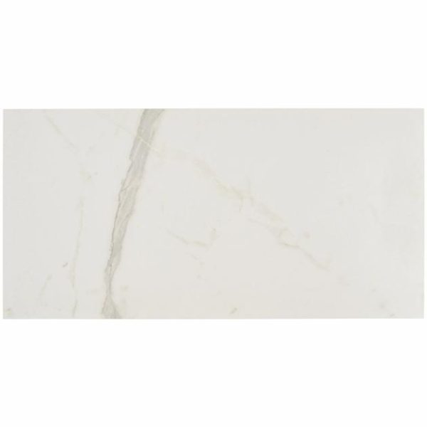 Large Wall | 1 sq. ft. Versilia Calacatta Oro Polished 12×24 Porcelain Tile Calacatta Polished Bathroom Bathroom