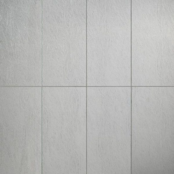 Large Wall | 1 sq. ft. Vetrite Feather Gray 9×18 Polished Glass Tile Feather Gray Bathroom Bathroom