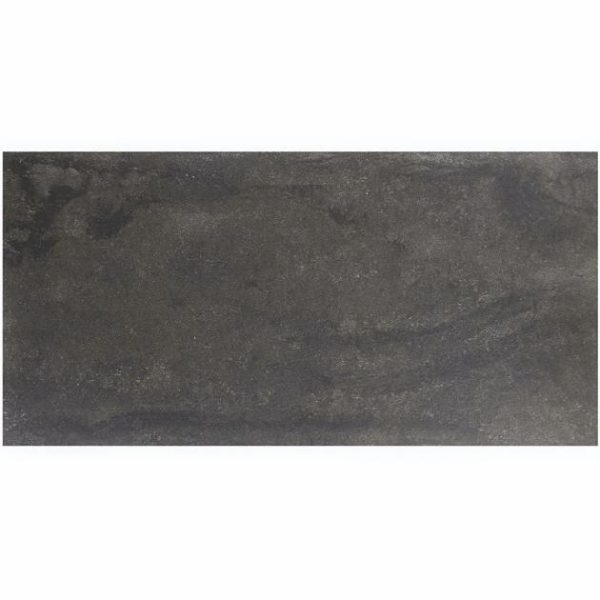 Outdoor & Pavers | 1 sq. ft. Acadia Charcoal Black 24×48 Limestone Look Matte Porcelain Tile Charcoal Black Bathroom Bathroom