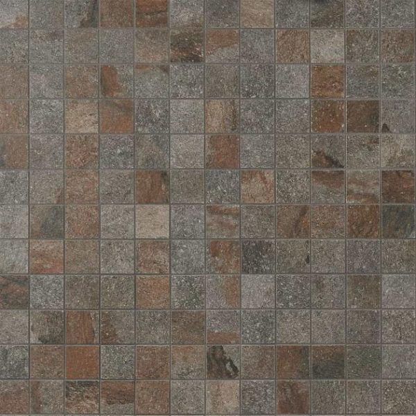 Outdoor & Pavers | 1 sq. ft. Acadia Iron Gray 2×2 Slate Look Matte Porcelain Mosaic Tile Iron Gray Bathroom Bathroom