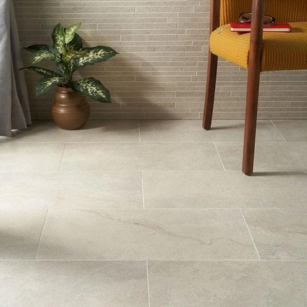 Outdoor & Pavers | 1 sq. ft. Acadia Warm Linen White 12×24  Limestone Look Matte Porcelain Tile Linen White Bathroom Bathroom