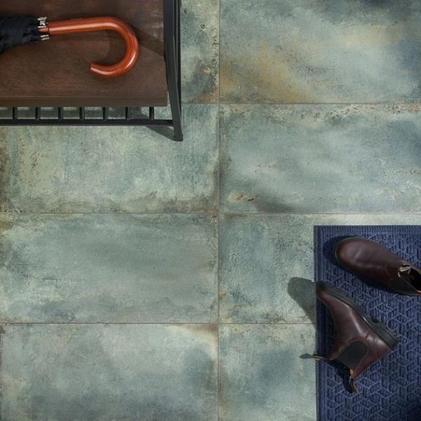 Outdoor & Pavers | 1 sq. ft. Angela Harris Flatiron Aquamarine 12×24 Matte Porcelain Tile Aquamarine Bathroom Aquamarine