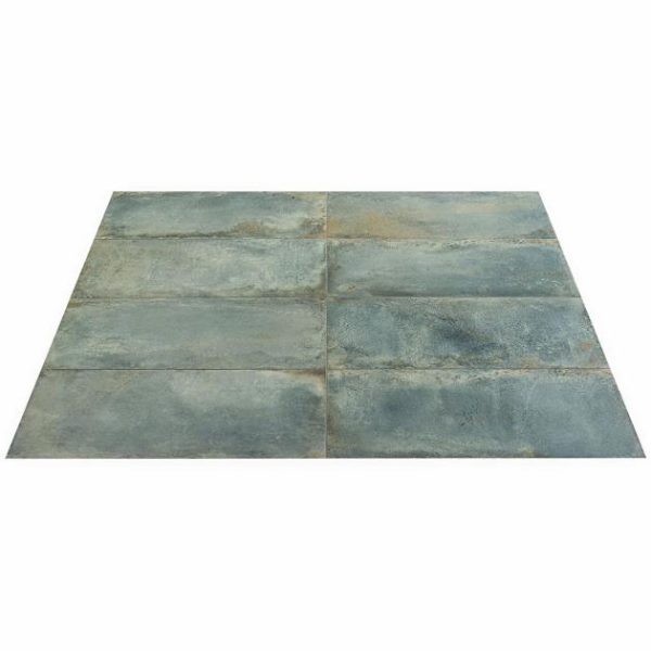 Outdoor & Pavers | 1 sq. ft. Angela Harris Flatiron Aquamarine 12×24 Matte Porcelain Tile Aquamarine Bathroom Aquamarine