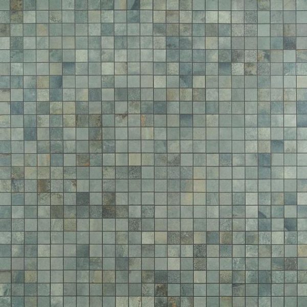 Outdoor & Pavers | 1 sq. ft. Angela Harris Flatiron Aquamarine 2×2 Porcelain Matte Mosaic Aquamarine Backsplash & Kitchen Aquamarine