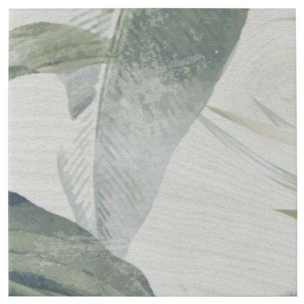 Outdoor & Pavers | 1 sq. ft. Angela Harris Wilder Spring Leaves Mural 8×8 Matte Porcelain Tile Spring Backsplash & Kitchen Backsplash & Kitchen