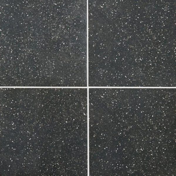 Outdoor & Pavers | 1 sq. ft. Art Geo Terrazzo Charcoal Gray 8×8 Matte Porcelain Tile Terrazzo Charcoal Bathroom Bathroom