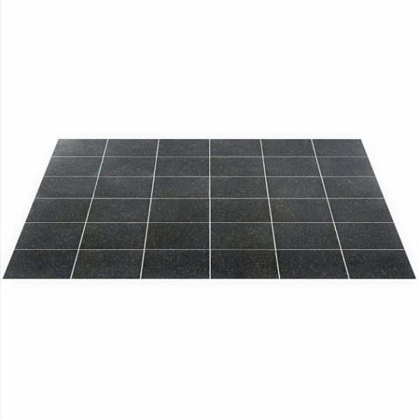 Outdoor & Pavers | 1 sq. ft. Art Geo Terrazzo Charcoal Gray 8×8 Matte Porcelain Tile Terrazzo Charcoal Bathroom Bathroom