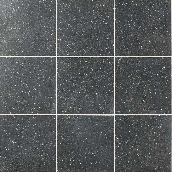 Outdoor & Pavers | 1 sq. ft. Art Geo Terrazzo Charcoal Gray 8×8 Matte Porcelain Tile Terrazzo Charcoal Bathroom Bathroom