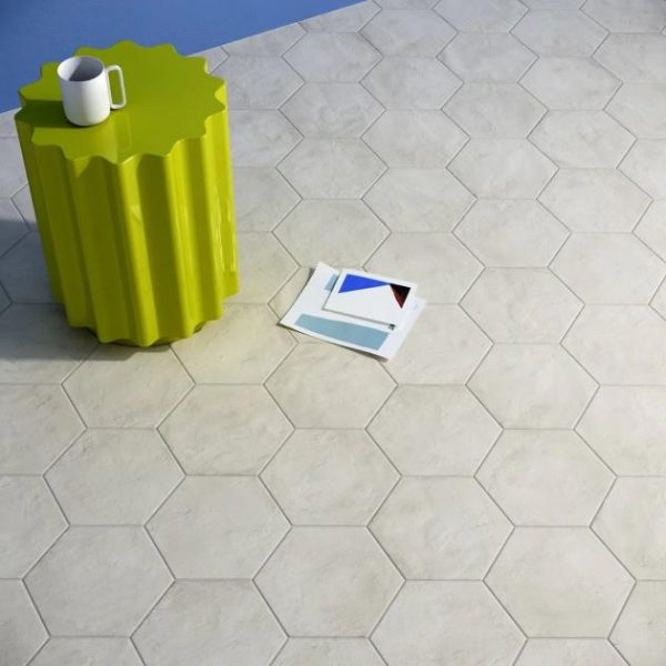 Outdoor & Pavers | 1 sq. ft. Ava Bianco 8″ Hexagon Matte Porcelain Tile Bianco Bathroom Bathroom