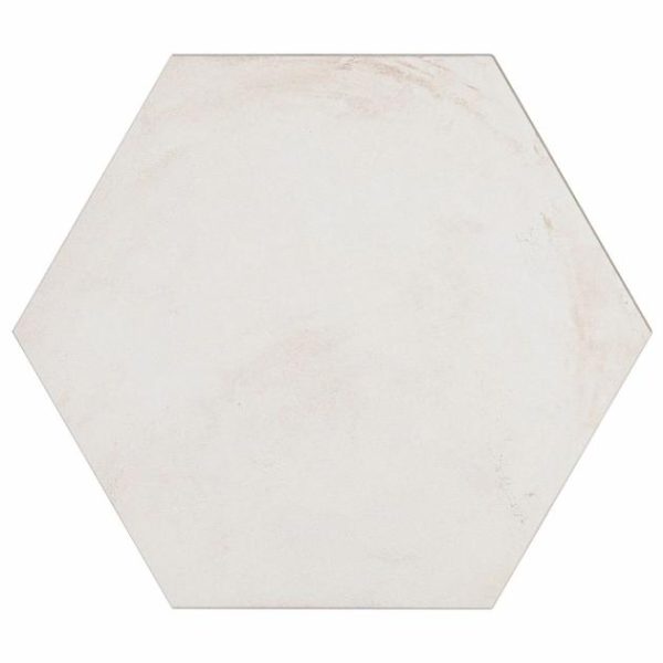 Outdoor & Pavers | 1 sq. ft. Ava Bianco 8″ Hexagon Matte Porcelain Tile Bianco Bathroom Bathroom