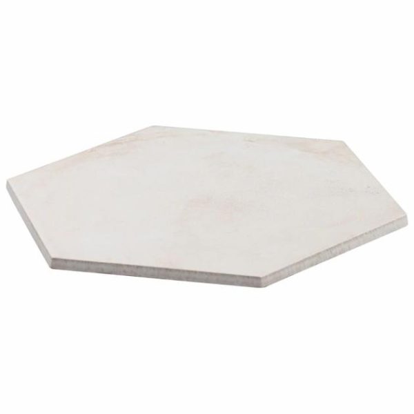 Outdoor & Pavers | 1 sq. ft. Ava Bianco 8″ Hexagon Matte Porcelain Tile Bianco Bathroom Bathroom