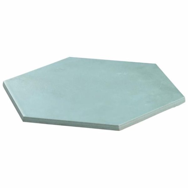 Outdoor & Pavers | 1 sq. ft. Ava Green Cielo 8″ Hexagon Matte Porcelain Tile Green Bathroom Bathroom