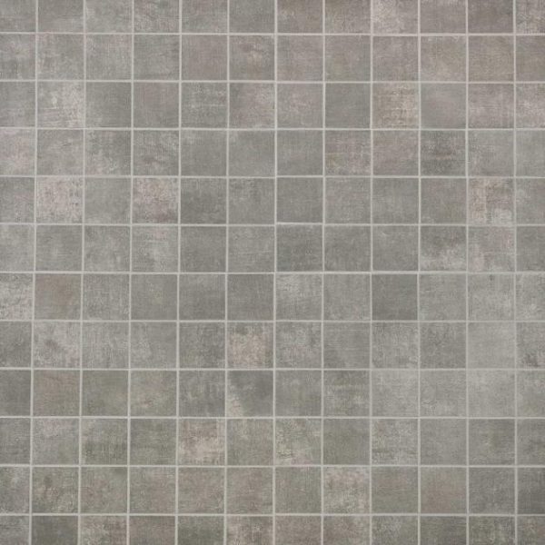 Outdoor & Pavers | 1 sq. ft. Basic Cement Ash 2×2 Matte Porcelain Mosaic Tile Ash Bathroom Ash