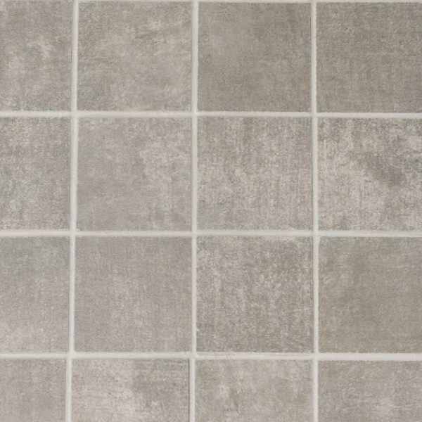 Outdoor & Pavers | 1 sq. ft. Basic Cement Ash 2×2 Matte Porcelain Mosaic Tile Ash Bathroom Ash