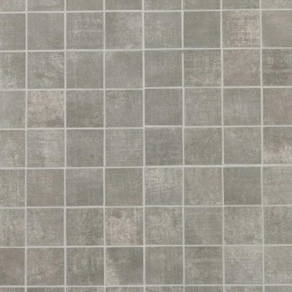 Outdoor & Pavers | 1 sq. ft. Basic Cement Ash 2×2 Matte Porcelain Mosaic Tile Ash Bathroom Ash