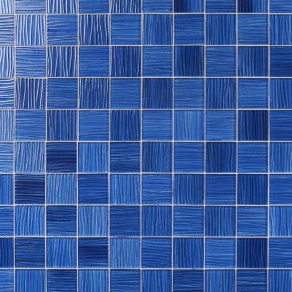 Outdoor & Pavers | 1 sq. ft. Bimini Cobalt 3×3 Polished Glass Mosaic Cobalt Backsplash & Kitchen Backsplash & Kitchen