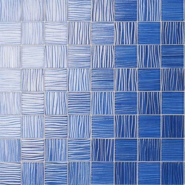 Outdoor & Pavers | 1 sq. ft. Bimini Cobalt 3×3 Polished Glass Mosaic Cobalt Backsplash & Kitchen Backsplash & Kitchen