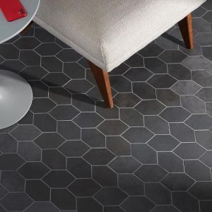 Outdoor & Pavers | 1 sq. ft. Bond Venom Charcoal Foliage Matte Porcelain Mosaic Tile Venom Bathroom Bathroom