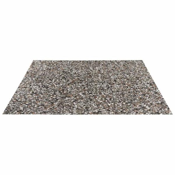 Outdoor & Pavers | 1 sq. ft. Chips Macro Nero Black 8×8 Terrazzo Look Matte Porcelain Tile Nero Bathroom Bathroom