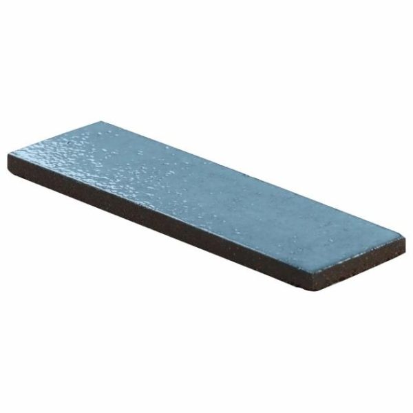 Outdoor & Pavers | 1 sq. ft. Color One Turquoise Blue 2×8 Glossy Lava Stone Tile Turquoise Backsplash & Kitchen Backsplash & Kitchen