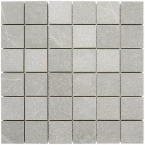 Outdoor & Pavers | 1 sq. ft. Fordham Grigio 2×2 Gray Matte Porcelain Mosaic for Floor and Wall Grigio Bathroom Bathroom