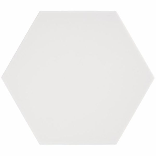 Outdoor & Pavers | 1 sq. ft. HexArt Blanco 8″ Hexagon Porcelain Matte Tile Blanco 8 Bathroom Bathroom