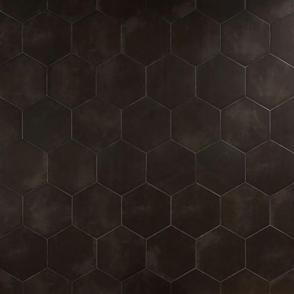 Outdoor & Pavers | 1 sq. ft. HexArt Nero 8″ Hexagon Porcelain Matte Tile Nero 8 Bathroom Bathroom