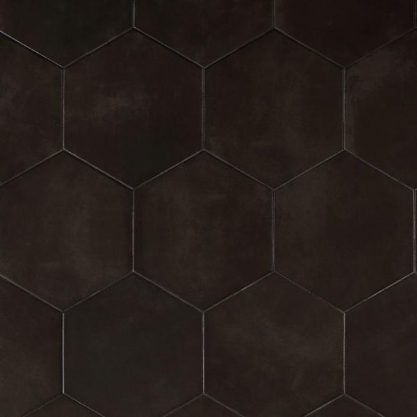 Outdoor & Pavers | 1 sq. ft. HexArt Nero 8″ Hexagon Porcelain Matte Tile Nero 8 Bathroom Bathroom