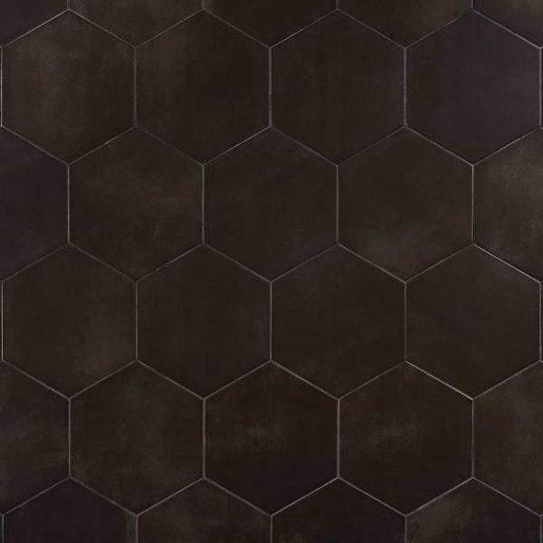 Outdoor & Pavers | 1 sq. ft. HexArt Nero 8″ Hexagon Porcelain Matte Tile Nero 8 Bathroom Bathroom