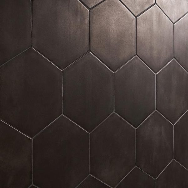 Outdoor & Pavers | 1 sq. ft. HexArt Nero 8″ Hexagon Porcelain Matte Tile Nero 8 Bathroom Bathroom