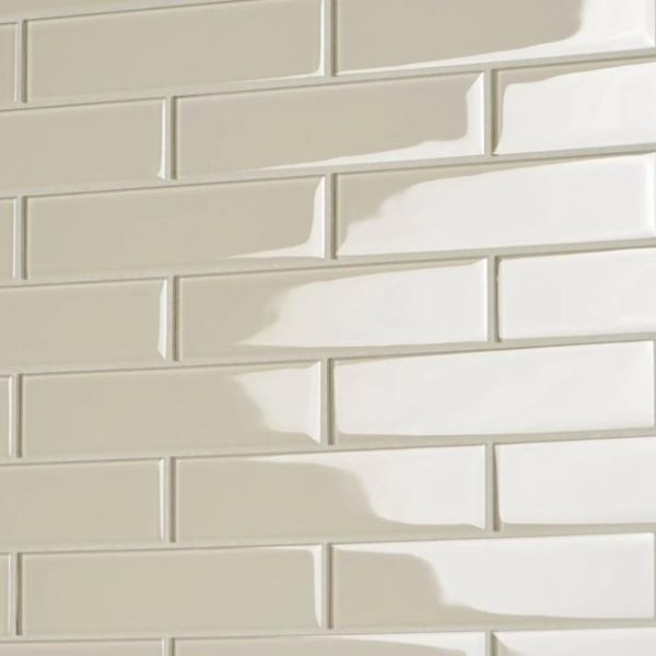 Outdoor & Pavers | 1 sq. ft. Loft Sand Beach 2×8 Polished Glass Subway Tile for Wall Sand Beach Backsplash & Kitchen Backsplash & Kitchen