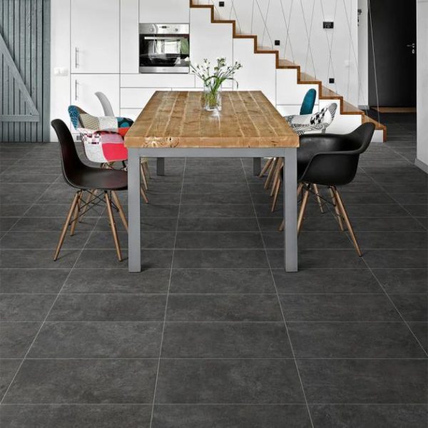 Outdoor & Pavers | 1 sq. ft. Marbella Smoky Gray 12×24 Matte Porcelain Tile Smoky Gray Bathroom Bathroom