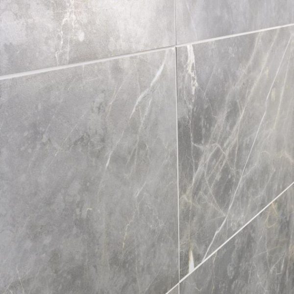 Outdoor & Pavers | 1 sq. ft. Marble Tech Grigio Imperiale 12×24 Matte Porcelain Tile Gray Matte Bathroom Bathroom