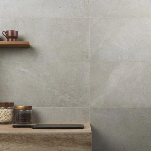 Outdoor & Pavers | 1 sq. ft. New Rock Fumo Light Gray 12×24 Limestone Look Matte Porcelain Tile Light Gray Bathroom Bathroom