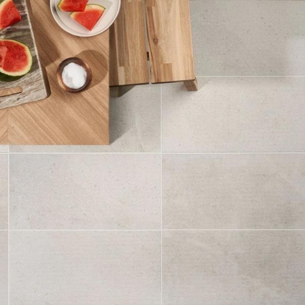 Outdoor & Pavers | 1 sq. ft. New Rock Perla White 12×24 Chiseled Limestone Look Matte Porcelain Tile  White Chiseled Bathroom Bathroom