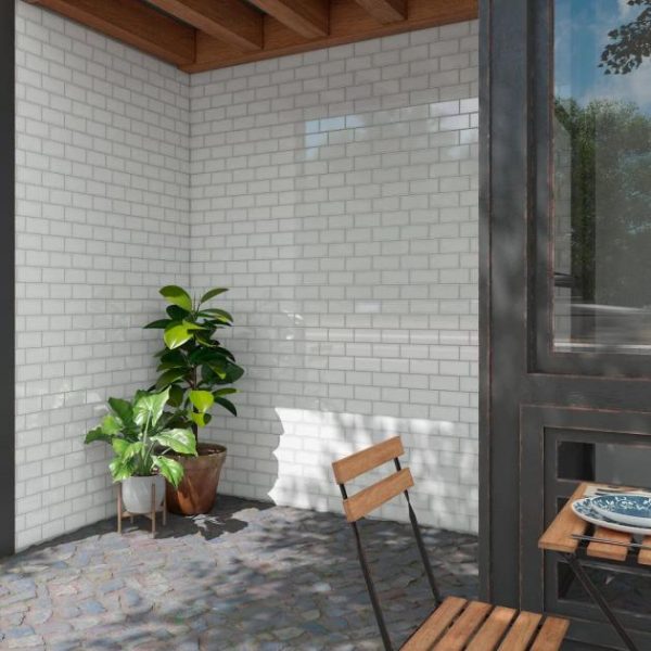 Outdoor & Pavers | 1 sq. ft. Park Hill Light Gray 3X6 Polished Porcelain Tile Light Gray Backsplash & Kitchen Backsplash & Kitchen